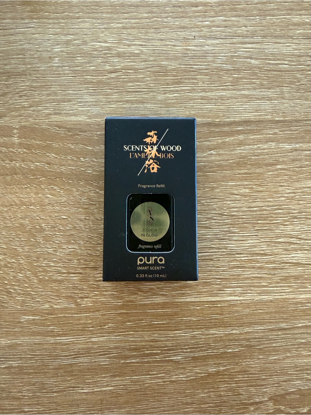 Pura Scent "Joshua in Glow" Fragrance Refill - Black & Gold